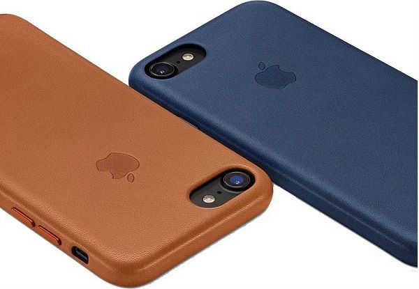 Защитный чехол бампер Apple Leather Case