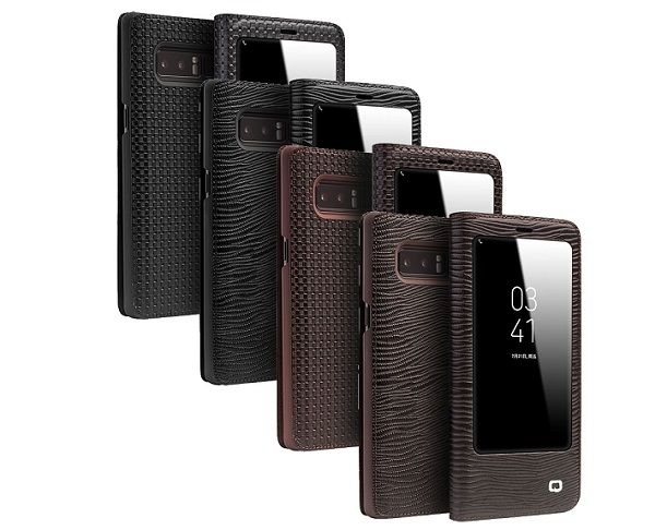 Премиальный чехол книжка Qialino Grid & Lizard Pattern Case