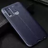 Чехол бампер для Vivo Y30 Anomaly Leather Fit Blue (Синий)