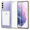 Чехол бампер для Samsung Galaxy S21 Plus Spigen Crystal Slot Crystal Clear (Прозрачный)