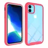 Чехол бампер для iPhone 11 Anomaly Hybrid 360 Matte Pink&Gray (Матовый Розовый&Серый)