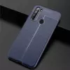 Чехол бампер для Xiaomi Redmi Note 8 Anomaly Leather Fit Blue (Синий)