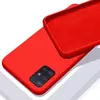 Чехол бампер для Samsung Galaxy A51 Anomaly Silicone Red (Красный)