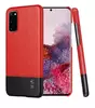 Чехол бампер для Samsung Galaxy S20 Imak Leather Fit Black&Red (Черный&Красный) Чехол бампер для Samsung Galaxy S20 Imak Leather Fit Black&Red (Черный&Красный)