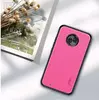 Чехол бампер для Motorola Moto G6 Plus Mofi Carbon Bumper Rose Red (Малиновый)