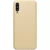Чехол бампер для Samsung Galaxy A70 Nillkin Super Frosted Shield Gold (Золотой) Чехол бампер для Samsung Galaxy A70 Nillkin Super Frosted Shield Gold (Золотой)