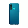 Чехол бампер для Realme 5 Pro Nillkin Super Frosted Shield Blue (Синий)