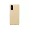 Чехол бампер для Samsung Galaxy S20 Plus Nillkin Super Frosted Shield Gold (Золотой)