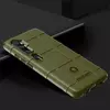 Чехол бампер для Xiaomi Mi Note 10 Anomaly Rugged Shield Green (Зеленый)