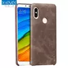 Чехол бампер для Xiaomi Redmi Note 6 Pro X-Level Leather Bumper Gold (Золотой)