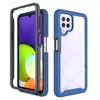 Чехол бампер для Samsung Galaxy A22 Anomaly Hybrid 360 Navy/Black (Синий/Черный)