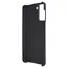 Чехол бампер для Samsung Galaxy S21 Plus Anomaly Carbon Plaid (Открытый модуль камеры) Black (Черный)