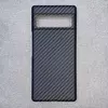 Чехол бампер для Google Pixel 6 Anomaly Carbon Plaid (Открытый модуль камеры) Black (Черный)