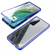 Чехол бампер для Xiaomi 11T Anomaly Magnetic 360 With Glass Blue (Синий)