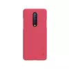 Противоударный чехол бампер Nillkin Super Frosted Shield для OnePlus 8 Red (Красный)
