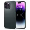 Противоударный чехол бампер Spigen Thin Fit для iPhone 14 Pro Max Abyss Green (Зеленая Бездна) ACS04771