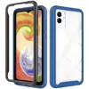 Противоударный чехол бампер для Xiaomi Redmi Note 12 Pro 5G / Poco X5 Pro Anomaly Hybrid 360 Black / Blue (Черный / Синий)