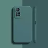 Чохол бампер для Infinix Hot 11S Anomaly Silicone (з мікрофіброю) Dark Green (Темно зелений)