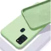 Чехол бампер для Motorola Moto G51 5G Anomaly Silicone (с микрофиброй) Light Green (Светло Зеленый)