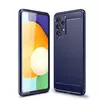 Противоударный чехол бампер для Samsung Galaxy A53 5G iPaky Carbon Fiber Blue (Синий)