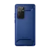 Противоударный чехол бампер Clayco Xenon для Samsung Galaxy S22 Ultra Blue (Синий)