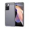 Противоударный чехол бампер для Xiaomi Poco M4 Pro iPaky Carbon Fiber Grey (Серый)