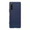 Противоударный чехол бампер для Sony Xperia 1 V iPaky Carbon Fiber Blue (Синий) Противоударный чехол бампер для Sony Xperia 1 V iPaky Carbon Fiber Blue (Синий)