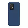 Чохол бампер для Samsung Galaxy A72 Anomaly Silicone (з мікрофіброю) Blue (Синій)