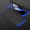 Ультратонкий чохол бампер для Realme 8 / 8 Pro GKK Dual Armor Black / Blue (Чорний / Синій)