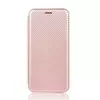 Чехол книжка для Samsung Galaxy S24 Anomaly Carbon Book Rose Gold (Розовое Золото) 