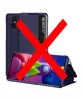 Чехол книжка Anomaly Smart Window для Samsung Galaxy M51 Blue (Синий)
