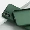 Чехол бампер для iPhone 12 / iPhone 12 Pro Anomaly Silicone Dark Green (Темно Зеленый)