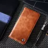Чехол книжка для Samsung Galaxy Note 20 idools Retro Brown (Коричневый)