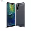 Чехол бампер для Huawei P30 Pro iPaky Carbon Fiber Blue (Синий)