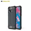 Чехол бампер для Samsung Galaxy M30 Rugged Hybrid Tough Armor Dark Blue (Темно Синий)
