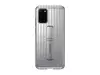 Чехол бампер для Samsung Galaxy S20 Plus Samsung Protective Stand Cover Silver (Серебристый)