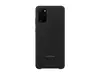 Чехол бампер для Samsung Galaxy S20 Plus Samsung Silicone Cover Black (Черный)