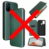 Чехол книжка для OnePlus Nord N100 Anomaly Carbon Book Green (Зеленый)
