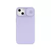 Чехол бампер для iPhone 13 Nillkin CamShield Silky Magnetic Silicone Misty Purple (Туманный Фиолетовый) 6902048223516