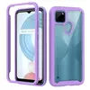 Противоударный чехол бампер для Realme C21Y / C25Y / C21 Anomaly Hybrid 360 Purple (Пурпурный)