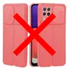 Противоударный чехол бампер для Samsung Galaxy M53 Anomaly Leather Fit Pro (шторка на камеру) Red (Красный)