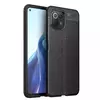 Чехол бампер для Vivo Y02 Anomaly Leather Fit Black (Черный)