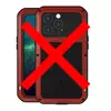 Протиударний чохол бампер для iPhone 13 Pro Love Mei PowerFull (Зі склом) Red (Червоний)
