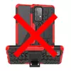 Противоударный чехол бампер для Samsung Galaxy A73 5G Nevellya Case (встроенная подставка) Red (Красный)
