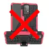Противоударный чехол бампер для Samsung Galaxy A73 5G Nevellya Case (встроенная подставка) Pink (Розовый)