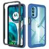 Протиударний чохол бампер для Motorola Moto G52 Anomaly Hybrid 360 Black / Blue (Чорний / Синій)
