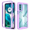 Протиударний чохол бампер для Motorola Moto G52 Anomaly Hybrid 360 Purple (Пурпурний)