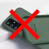 Чехол бампер для Motorola Moto G51 5G Anomaly Silicone (с микрофиброй) Dark Green (Темно Зеленый)