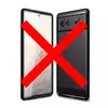 Протиударний чохол бампер для Google Pixel 7 iPaky Carbon Fiber Black (Чорний)