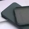 Чохол бампер для Samsung Galaxy S23 Anomaly Silicone (з мікрофіброю) Dark Green (Темно зелений)